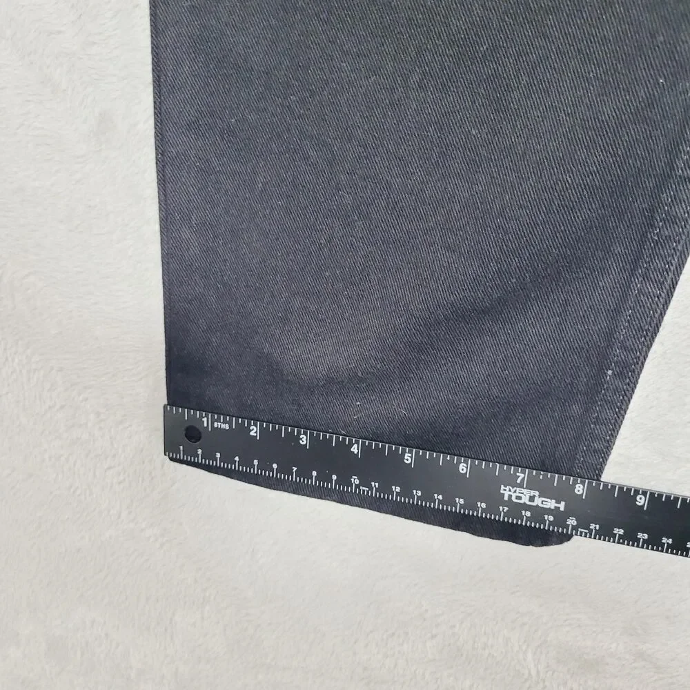 Vintage Y2K Levi's 550 Jeans Mens 34x30 Black Relaxed Tapered Denim Cotton